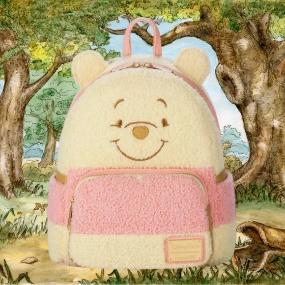HP 💗 Loungefly Winnie the Pooh Backpack - NWT - Picture 1 of 8